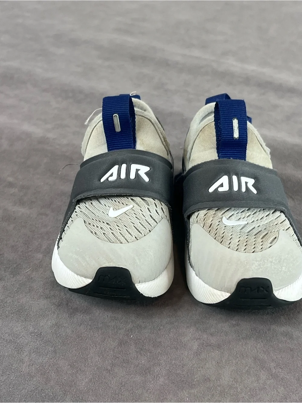 Nike Kids Slip-On Air Sneakers - Gray & Blue